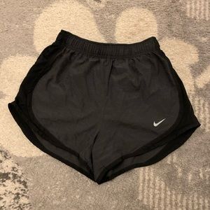 gray nike shorts